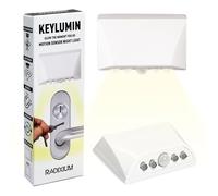 LIBERATECH White 1 Pack Motion Sensor Keyhole Light - Automatic on/Off Infrared LED, Suitable for Front Doors, corridors, Stairs in The Dark | 3-Way Installation