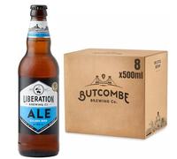 Liberation Ale Beer Bottles, Vegan Friendly, Citric Flavour, Smooth and Easy Drinking, Pack of 8 x 500ml