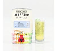 Liberation Cocktails Gin Garden 5L Cocktail Party Keg, Ready To Drink Cocktail Mix, Made with Real Fruit, Classic English Garden with Gin, Low Calories and Low Sugar, 10% ABV, 50 Serves