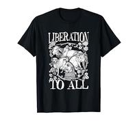Liberation To All Vegan Vegetarian Shirt Women Men Kids Tee T-Shirt