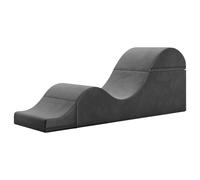Liberator Aria Flip Chaise - versatile tantra sofa furniture - 3-piece (black)
