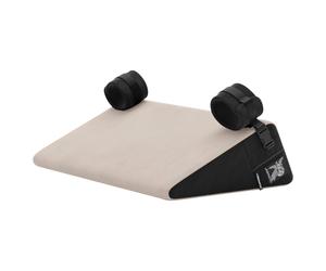 Liberator Bondage - wedge positioning sex pillow with cuffs (white)