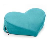 Liberator Heart Wedge Sensual Positioning Pillow - Microvelvet, Blue 14088