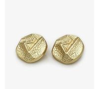 LIBERGA 20 Pcs Fashion Irregular Buttons with Shank, Light Gold, 17.5mm