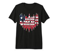 Liberia Gothic Typography with Liberian Flag Pride Premium T-Shirt