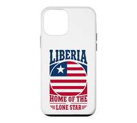 Liberia Home of the Lone Star Liberian Flag Circle Case for iPhone 12 mini
