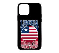 Liberia Home of the Lone Star Liberian Flag Circle Case for iPhone 12 mini