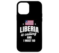 Liberia Is Calling And I Must Go Funny Liberian Saying Case for iPhone 12 mini