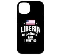 Liberia Is Calling And I Must Go Funny Liberian Saying Case for iPhone 13