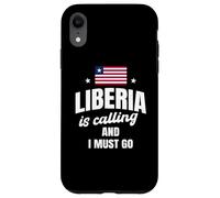 Liberia Is Calling And I Must Go Funny Liberian Saying Case for iPhone XR