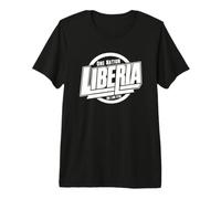 Liberia One Nation One Lone Star | Bold Liberia Typography Premium T-Shirt
