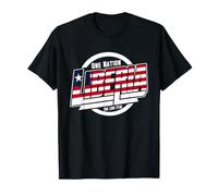 Liberia One Nation One Lone Star | Bold Liberia Typography T-Shirt