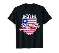 Liberia Since 1847 Shield Flag Patriotic Liberian Pride T-Shirt
