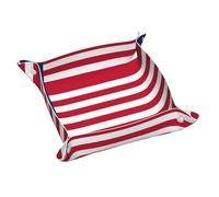 Liberian Flag Medium Printed Leather Desktop Storage Box - Multi-Functional Personalized Storage Tray