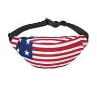 Liberian flag Travel Fashion Waist Bag, Suitable for Sports, Running, Cycling, Traveling, Fishing Boys Large Crossbody Waist Bag,