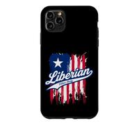 Liberian Vibes Distressed Flag | Liberia Pride Patriotic Case for iPhone 11 Pro Max
