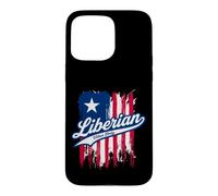 Liberian Vibes Distressed Flag | Liberia Pride Patriotic Case for iPhone 15 Pro Max