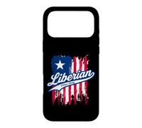 Liberian Vibes Distressed Flag | Liberia Pride Patriotic Case for iPhone 17 Pro Max
