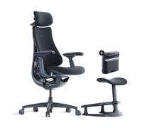 Libernovo Omni Dynamic Ergonomic Chair Midnight Black 48cm 1pcs With Dual-Layer Footrest