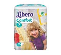 Libero 7 Comfort XLarge Nappies, 84 Count, Large Size, Pack of 84