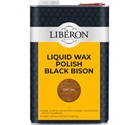 Liberon 000 Dark Oak Liquid Wax Polish Black Bison-5 L, Brown