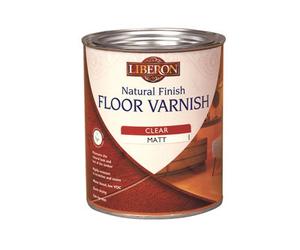Liberon 003554 Natural Finish Floor Varnish Clear Satin 2.5 Litre Libfvwncs25L