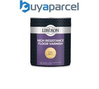 Liberon 024554 High Resistance Floor Varnish Clear Matt 2.5 litre LIBHRFVCM25L