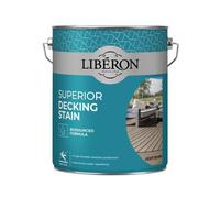 Liberon 126130 Superior Decking Stain Light Silver 5 Litre Lib126130