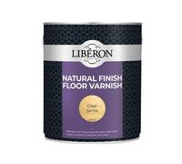 Liberon 126855 Natural Finish Floor Varnish Clear Satin 2.5 Litre Libfvwcs25Ln