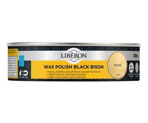 Liberon 126871 Black Bison Wax Paste Neutral 150Ml Libbbpwn150N