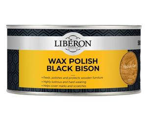 Liberon 126877 Black Bison Wax Paste Medium Oak 500Ml Libbpwmo500N