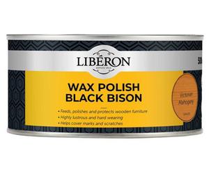 Liberon 126881 Black Bison Wax Paste Victorian Mahogany 500Ml Libbpwvm500N