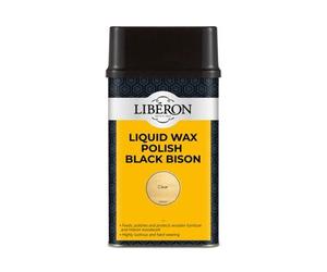 Liberon 126887 Liquid Wax Polish Black Bison Clear 500Ml Libblwcl500N