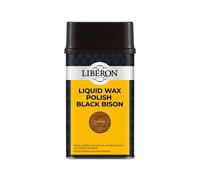 Liberon 126888 Liquid Wax Polish Black Bison Dark Oak 500Ml Libblwdo500N