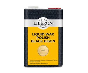 Liberon 126890 Liquid Wax Polish Black Bison Clear 5 Litre Libbblwcl5Ln