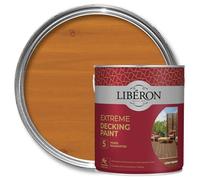 Libéron Decking Paint Extreme – 5yr guarantee, weatherproof, non-slip – Light Brown 2.5L