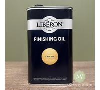 Libéron Finishing Oil - Traditional Protection for Interior Wood - Hard-Wearing & Water-Resistant Finish - Ideal for Kitchens & Bathrooms - Clear - 1 Litre