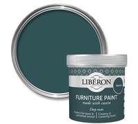 Libéron Furniture Paint - Casein-Based - Ultra Matt - High Coverage - Timeless Look - Peacock Matt 500ml