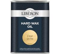 Liberon 104467 Hard Wax Oil Clear Satin 1 Litre