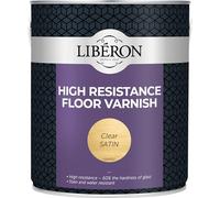 Liberon 024553 High Resistance Floor Varnish Clear Satin 2.5 Litre