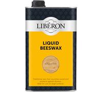Libéron Liquid Beeswax with Pure Turpentine - Nourishes & Revives Interior Wood - Enhances Natural Character & Sheen - Ideal for Large Surfaces & Furniture - Antique Pine - 1 Litre