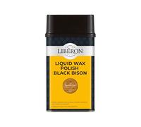 Liberon 126889 Liquid Wax Polish Black Bison Medium Oak 500Ml