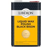 Liberon Liquid Wax Polish Black Bison Clear 5L LIBBBLWCL5L