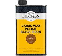 Liberon 126888 Liquid Wax Polish Black Bison Dark Oak 500Ml