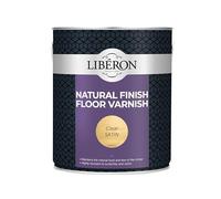 Liberon Natural Finish Floor Varnish Clear Satin 2.5L