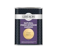 Liberon 126899 Natural Finish Interior Varnish Clear Matt 1 Litre