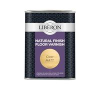 Liberon 126852 Natural Finish Floor Varnish Clear Matt 1 Litre