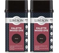 Libéron Palette Wood Dye Ebony 250ml (Pack of 2)
