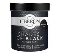 Libéron Shades Of Black - Iridescent Finish - No Undercoat - Washable - High Coverage - New Black Matt 500ml