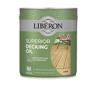 Liberon Superior Decking Oil Clear 2.5L UV-Resistant Exterior Timber Protection
